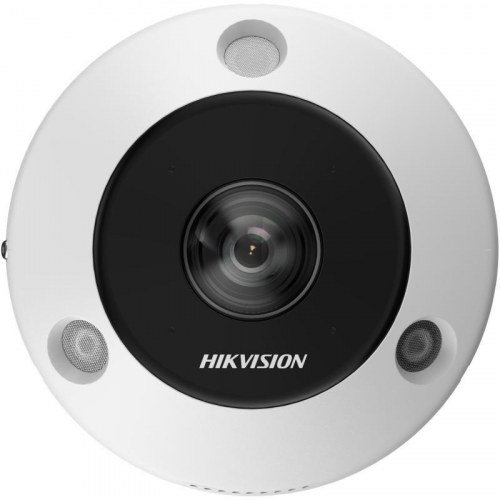 Hikvision DS-2CD63C5G1-IVS 12 MP fiskeøje dome IP-kamera - inde/ude, loftmontering (1,29 mm)