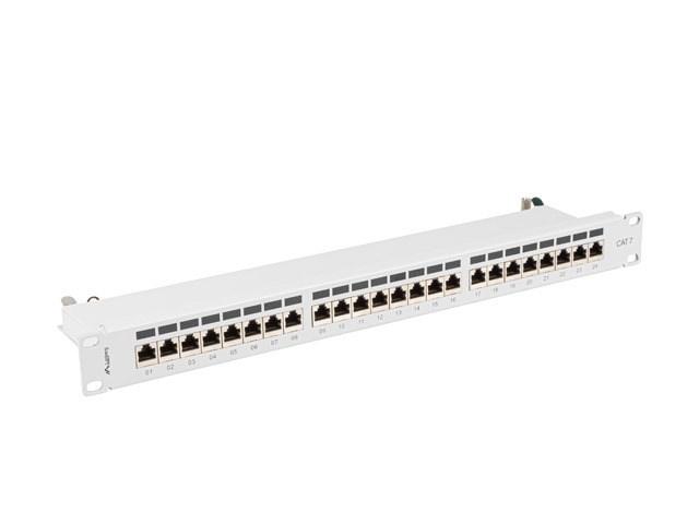 Patchpanel 1U - Lanberg, 24 porte, Cat7 F/UTP billede
