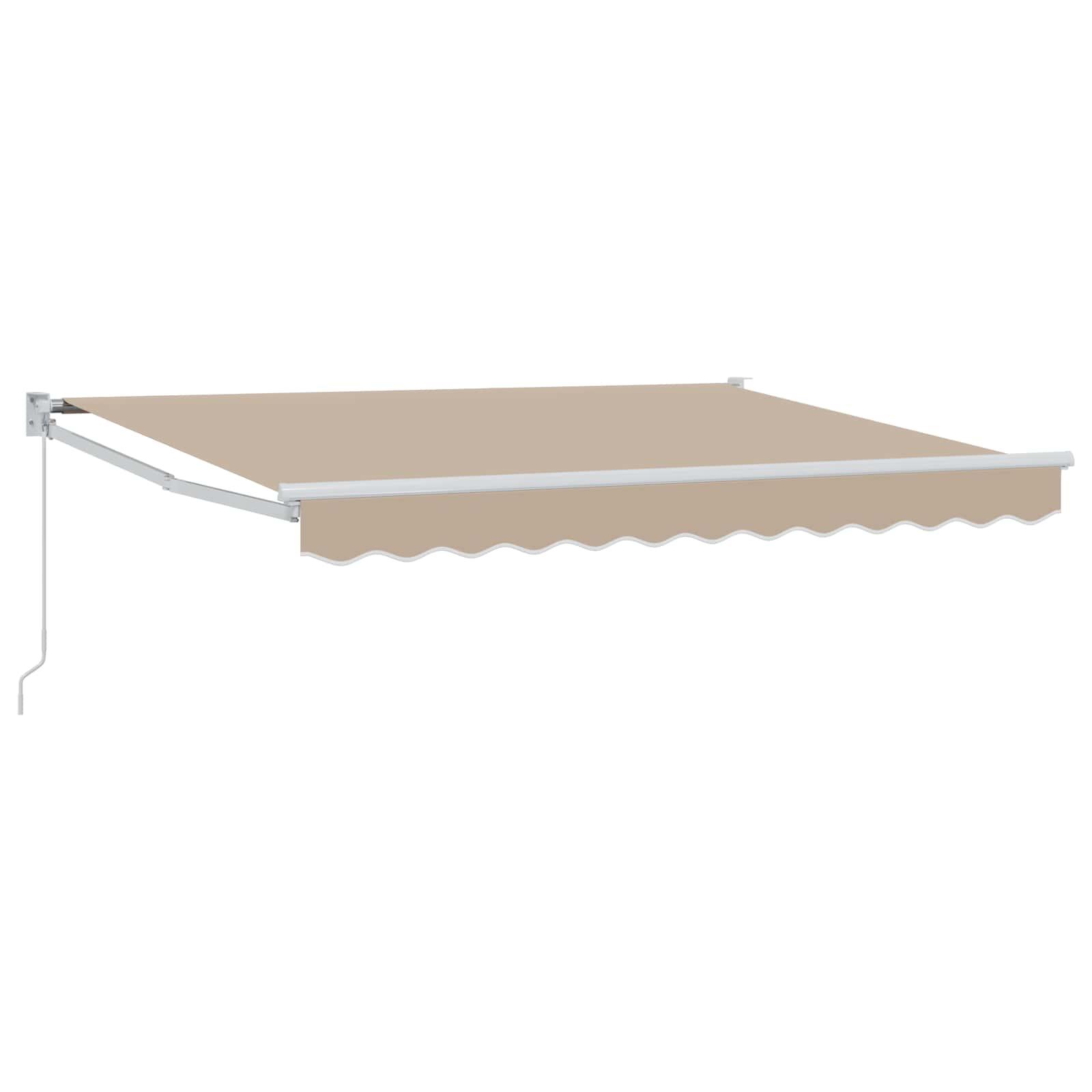 Manuel Udtrækkelig Markise Beige 3,5 x 2 m