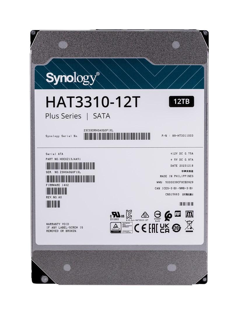 Synology HAT3310-12T 3,5" 12 TB SATA harddisk til NAS billede