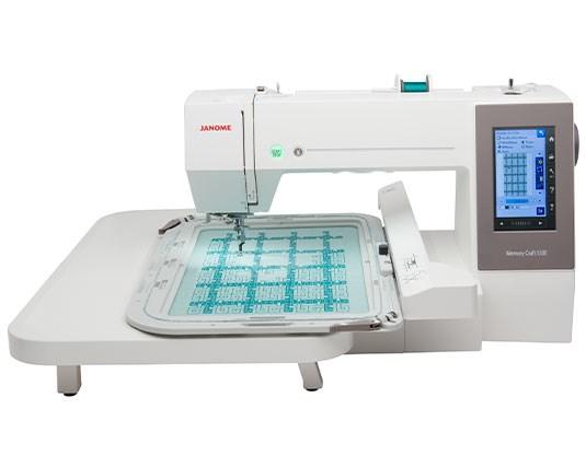 Janome Memory Craft 550E - elektrisk broderimaskine med LCD og USB