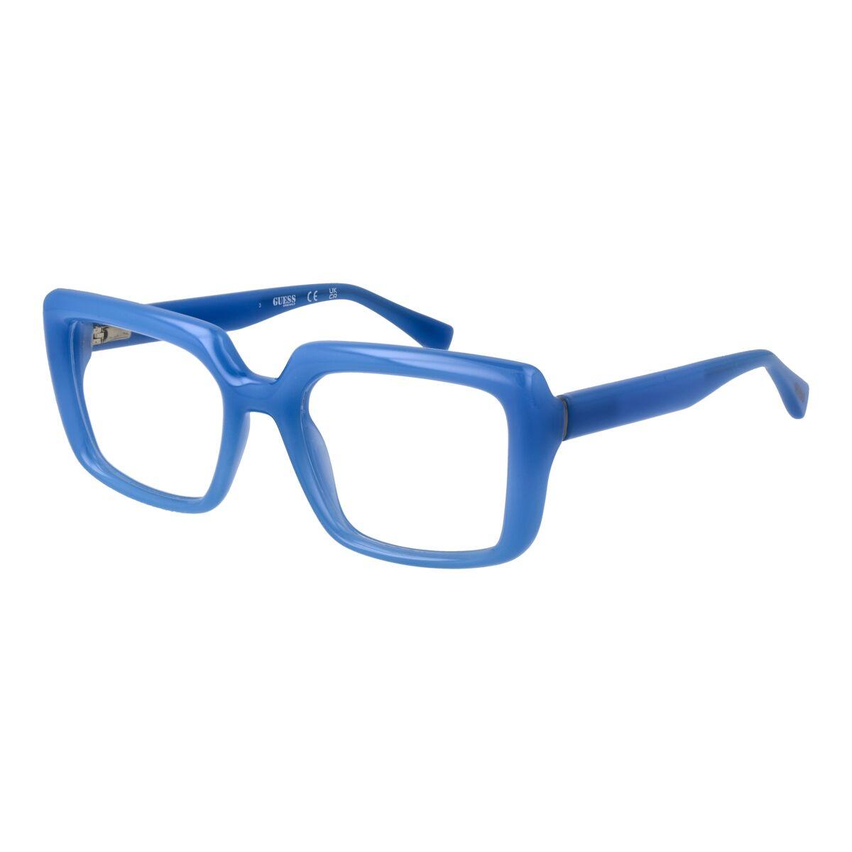 Guess GU50152 53084 brillestel - unisex, firkantet, blå