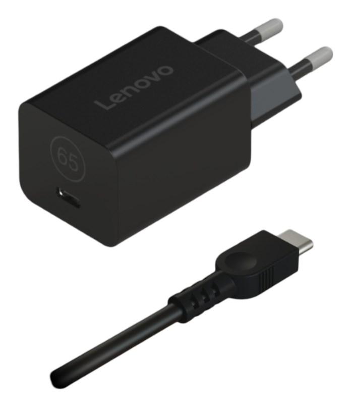 Lenovo 40AWGN65EU USB‑C strømadapter 65 W - sort billede