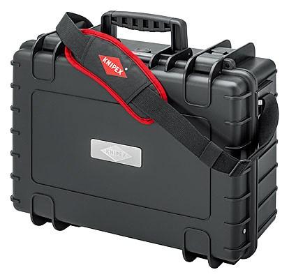 KNIPEX 00 21 35 værktøjskuffert - sort, aluminium/polystyren billede