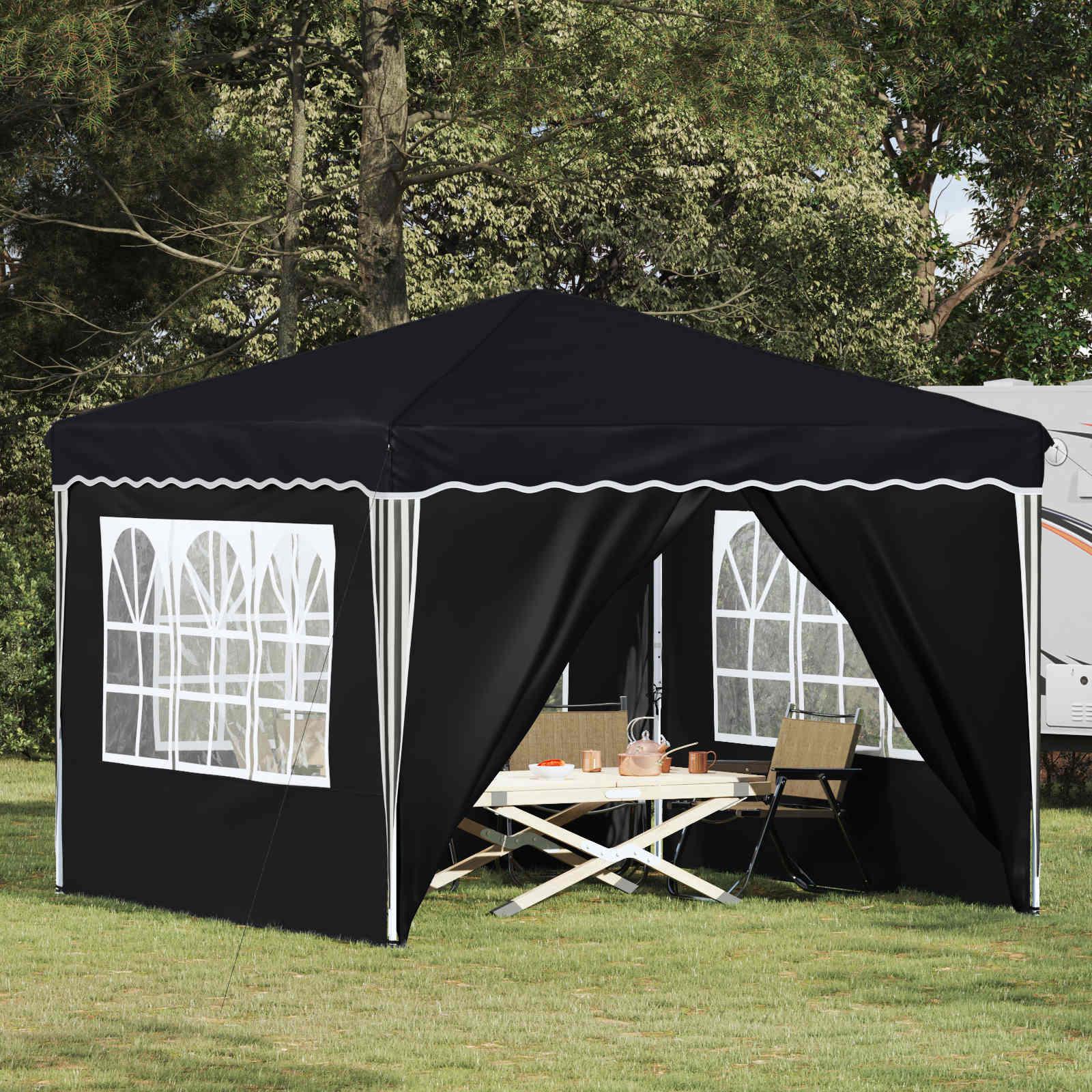 Pop-up Festtelt Antracit 288 x 288 x 245 cm Oxford stof