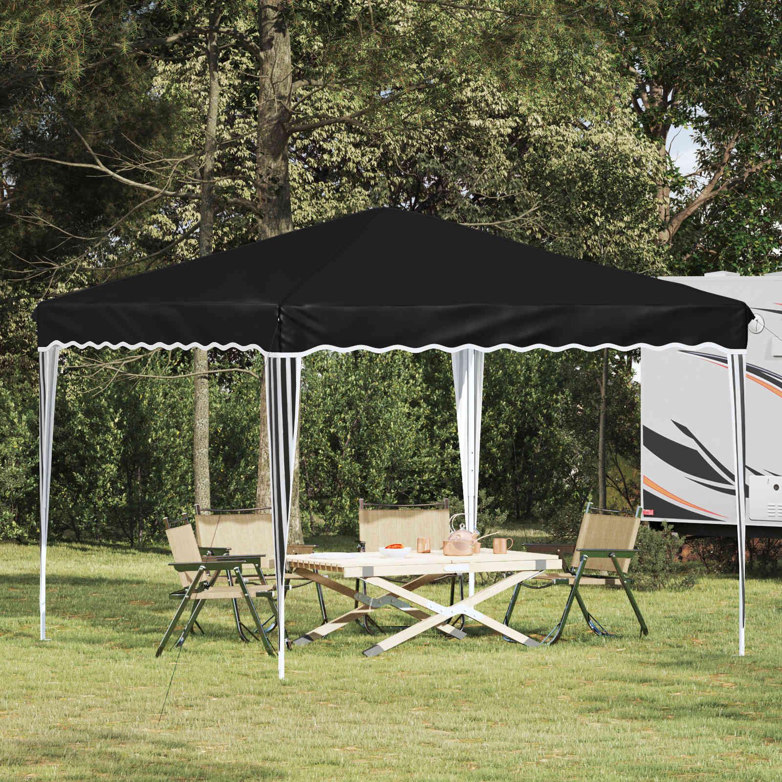 Pop-up Festtelt Antracit 288 x 288 x 245 cm Oxford stof