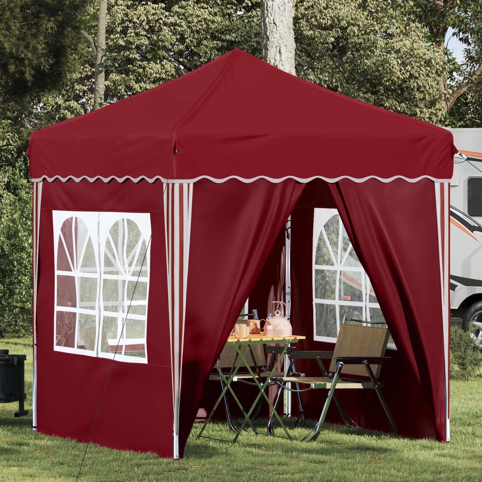 Pop-up Festtelt Bordeaux 195 x 195 x 245 cm Oxford stof