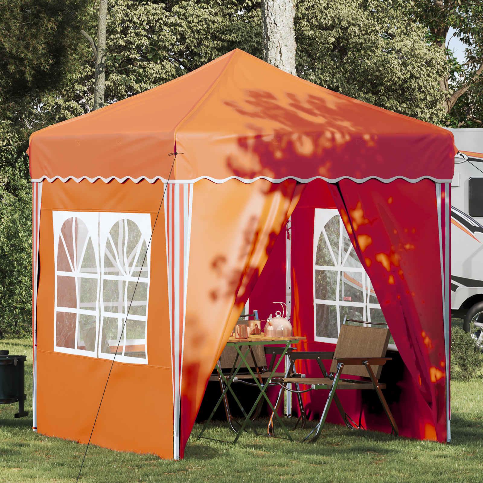 Pop-up Festtelt Orange 195 x 195 x 245 cm Oxford stof