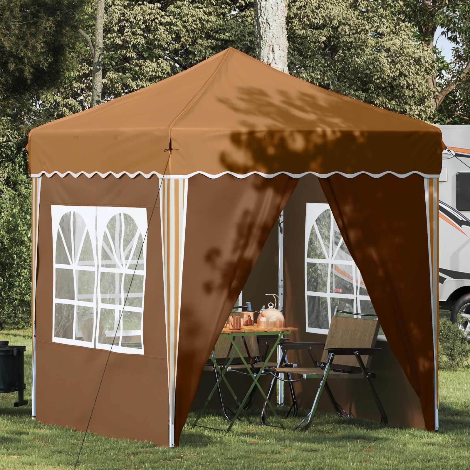 Pop-up Festtelt Beige 195 x 195 x 245 cm Oxford stof