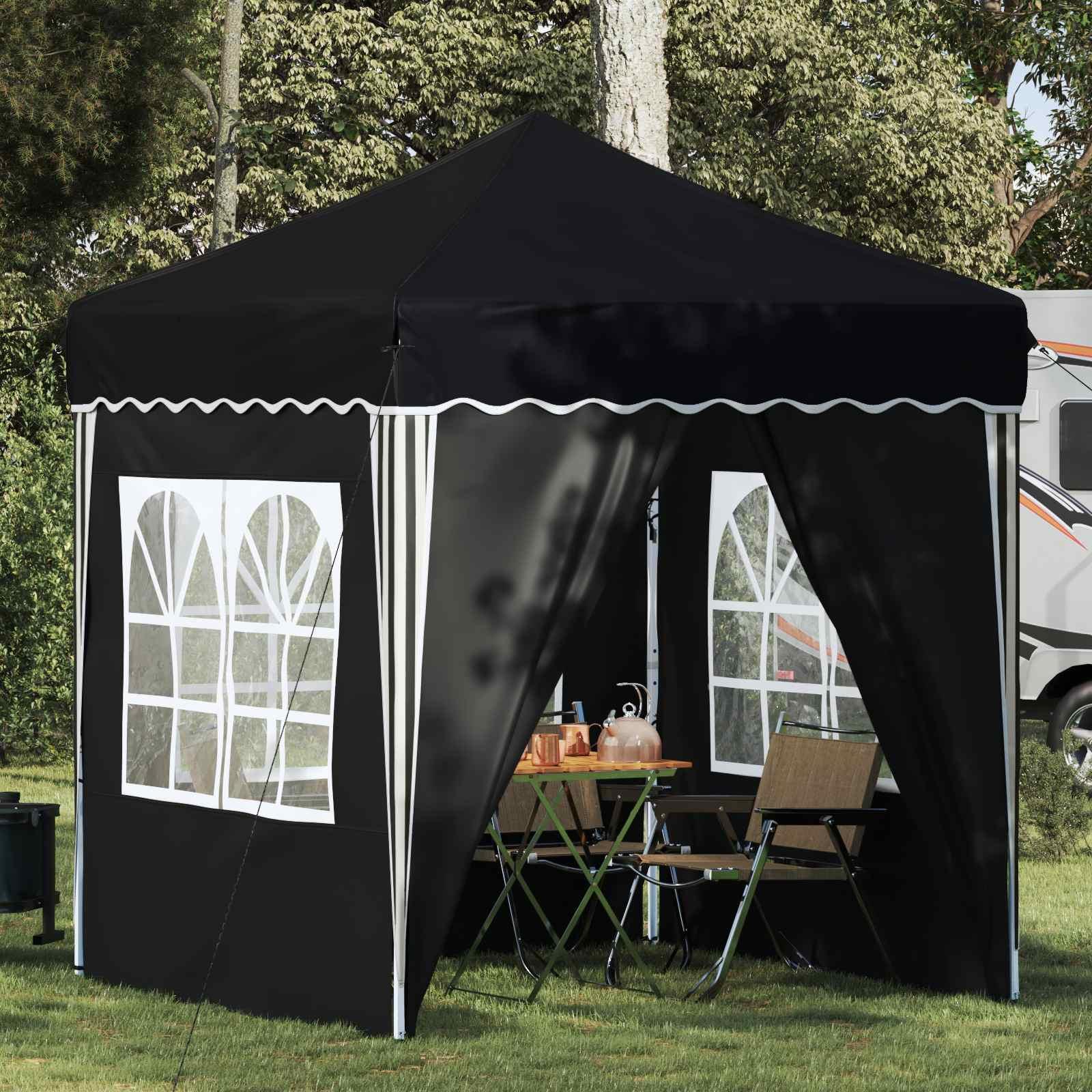 Pop-up Festtelt Antracit 195 x 195 x 245 cm Oxford stof