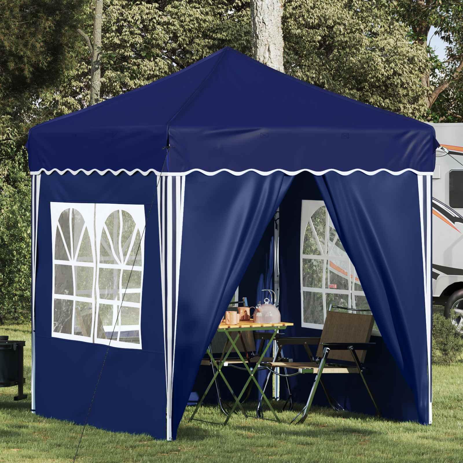 Pop-up Festtelt Blå 195 x 195 x 245 cm Oxford stof