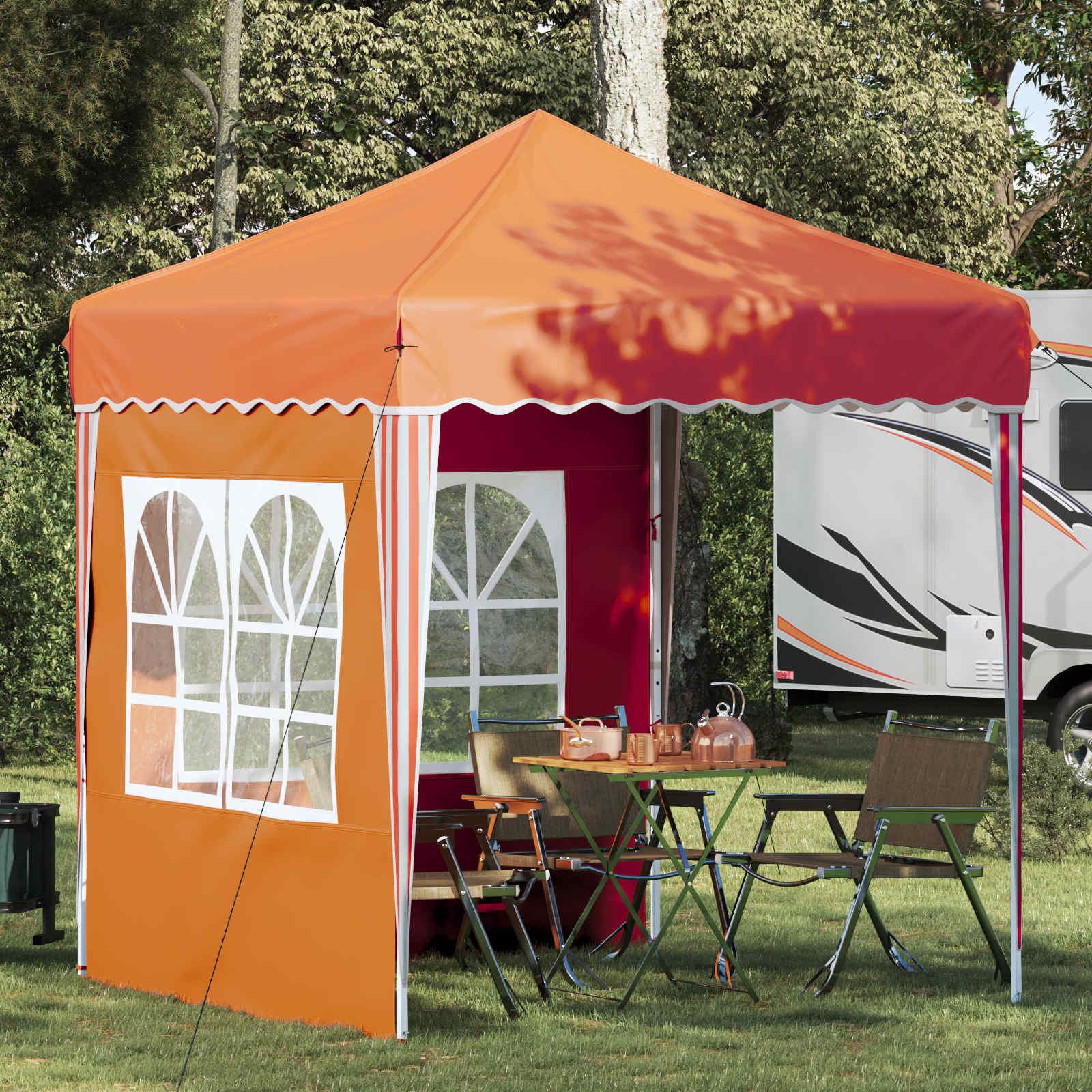 Pop-up Festtelt Orange 195 x 195 x 245 cm