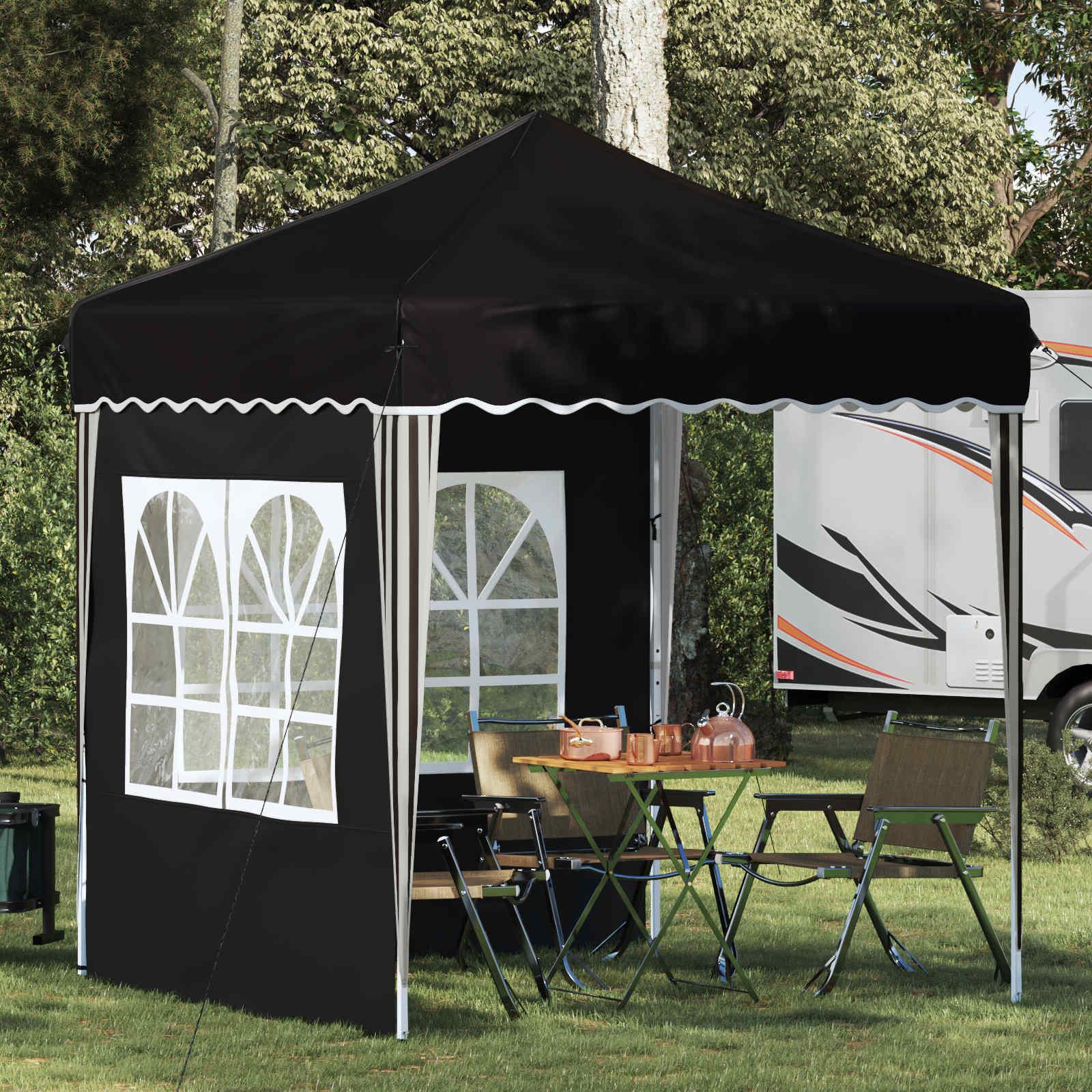 Pop-up Festtelt Sort 195 x 195 x 245 cm