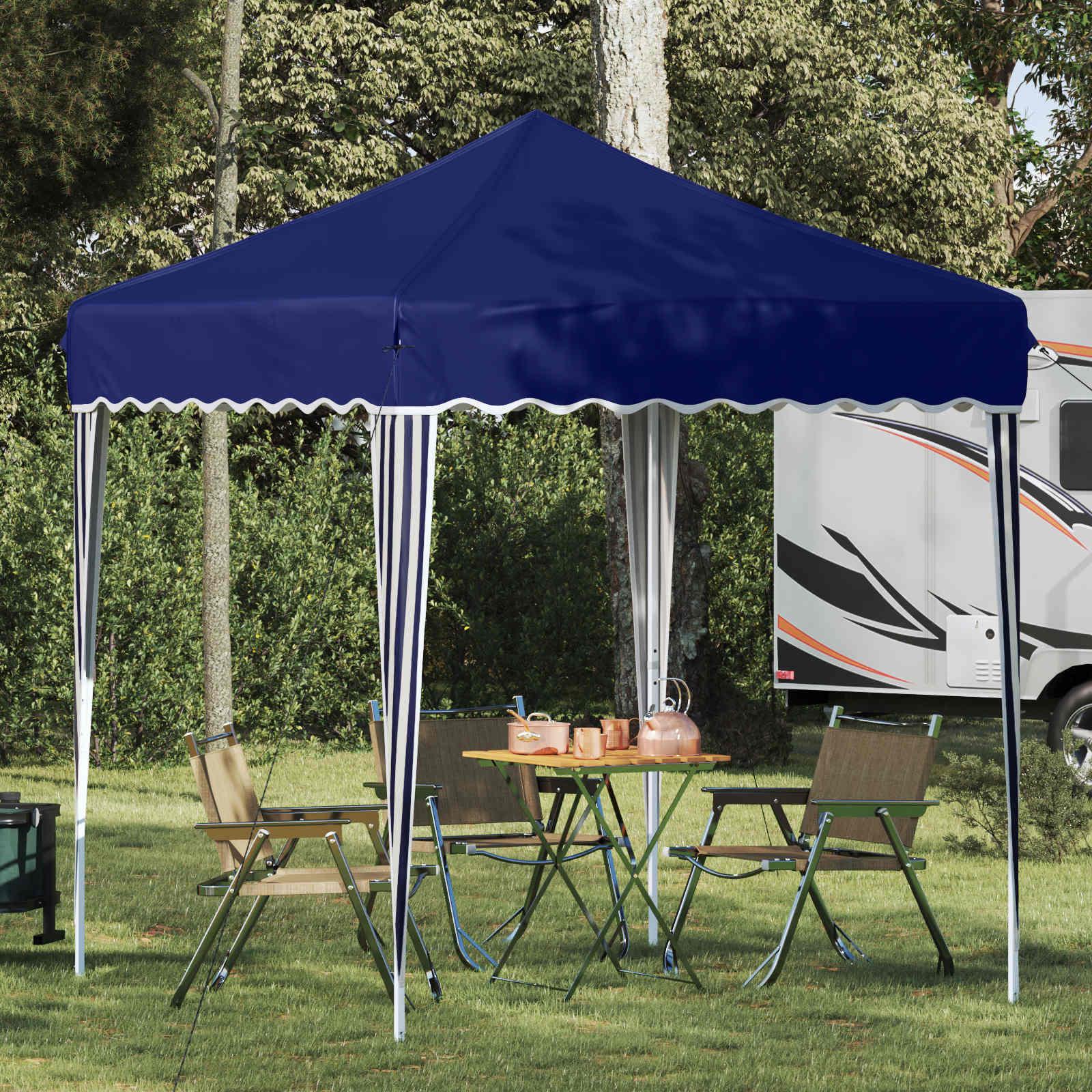 Pop-up Festtelt Blå 195 x 195 x 245 cm Oxford stof