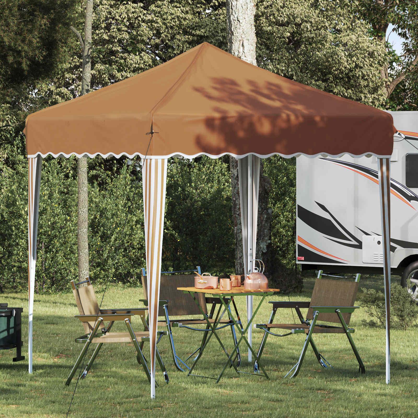 Pop-up Festtelt Beige 195 x 195 x 245 cm Oxford stof