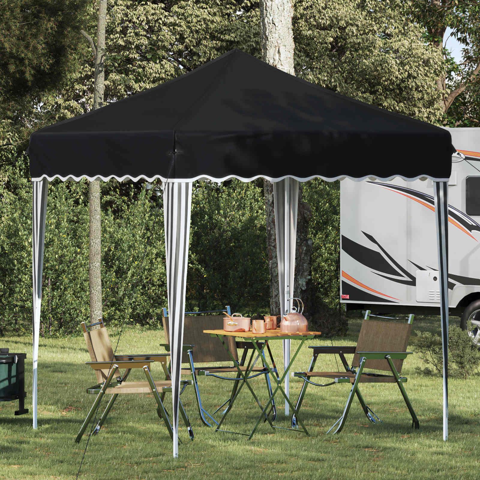 Pop-up Festtelt Antracit 195 x 195 x 245 cm Oxford stof