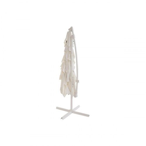 Parasol - hvid 250 x 250 cm med LED