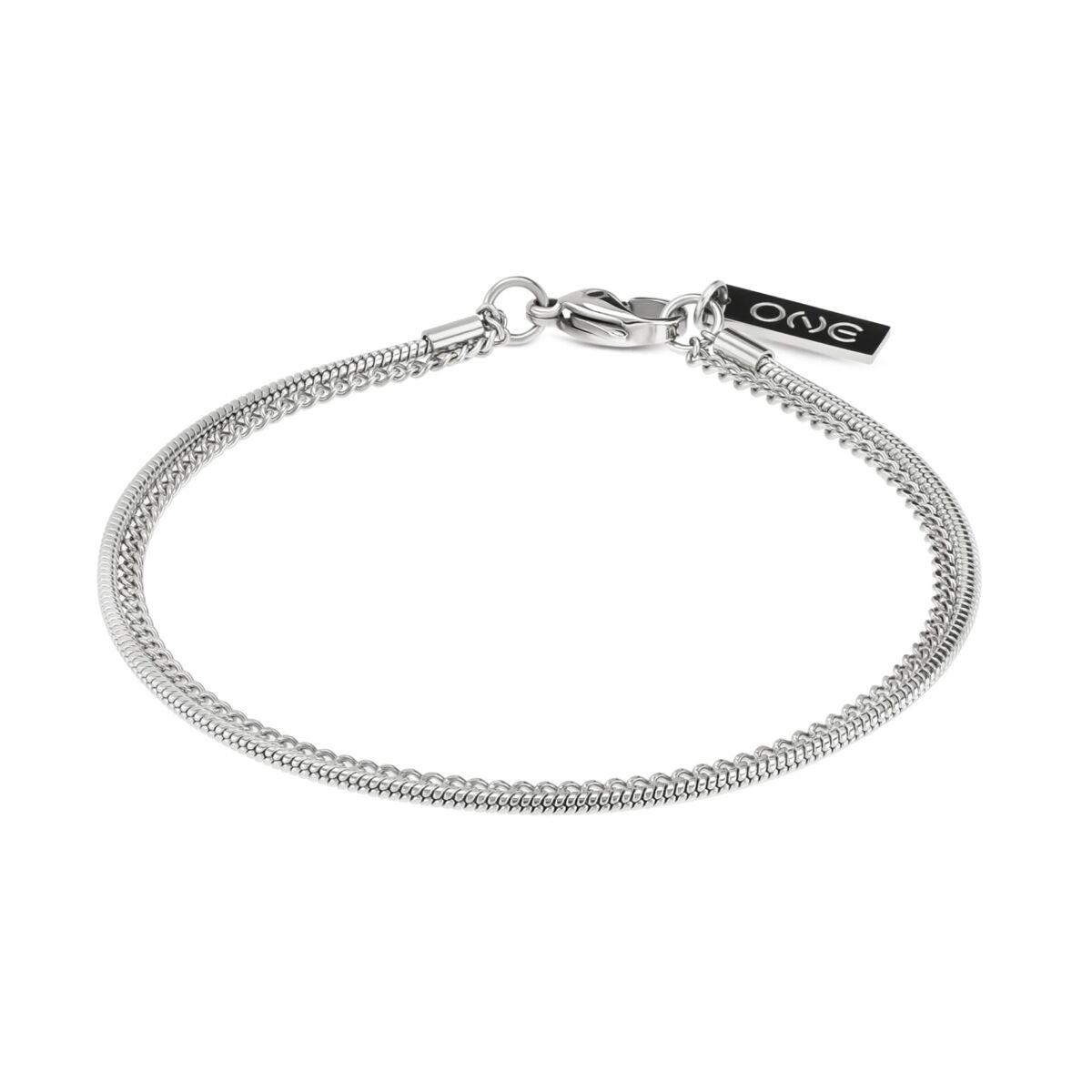 One Jewels OAMB5104SS armbånd til mænd - sølvfarvet