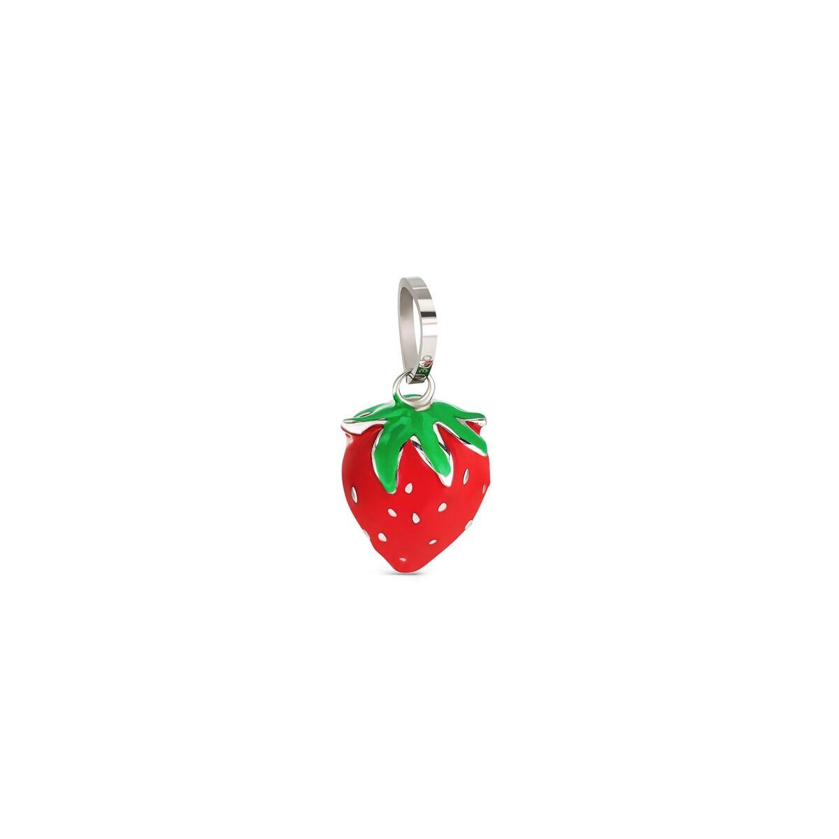 One Jewels OJEBC746 charm - jordbær vedhæng, rød