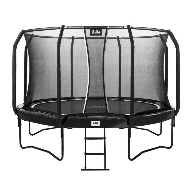 Salta First Class 305 cm havetrampolin med sikkerhedsnet - rund, grøn