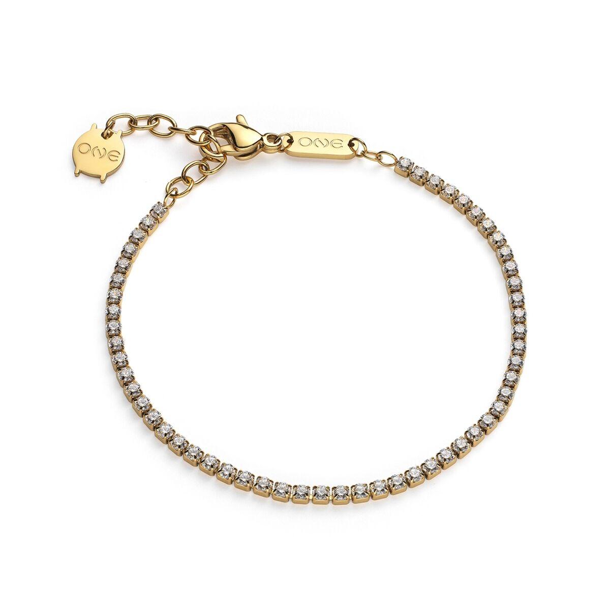 One Jewels OJBA47G tennisarmbånd til kvinder - guldfarvet
