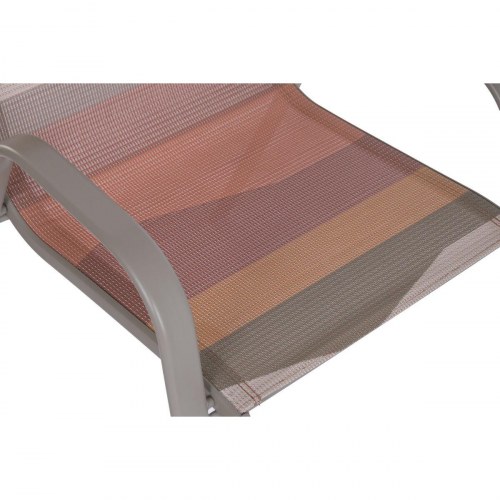Café-sæt med 2 stole - grøn/multifarvet, rundt havebord 60 × 60 × 70 cm