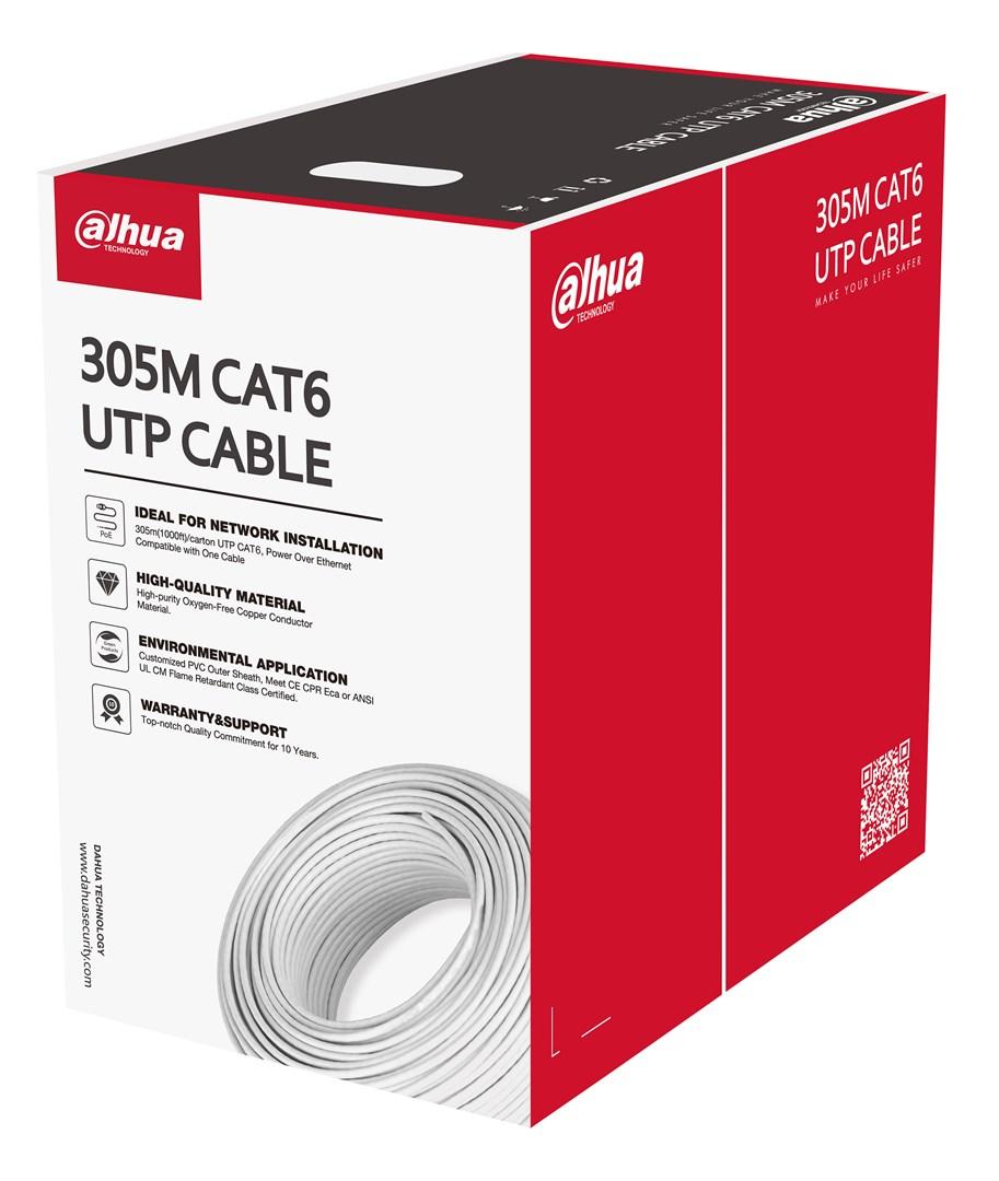 Dahua PFM920I-6UN-C-V2 netværkskabel 305 m - hvid Cat6 U/UTP billede