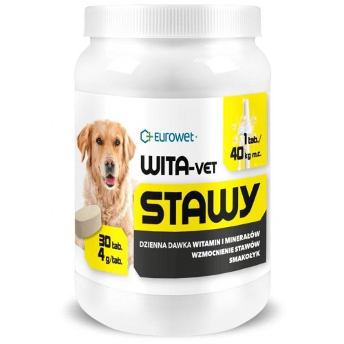 EUROWET Wita‑Vet Led - kosttilskud til hunde, 30 tabletter