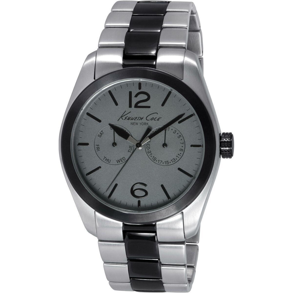 Kenneth Cole KC9365 herreur - grå stål, 44 mm