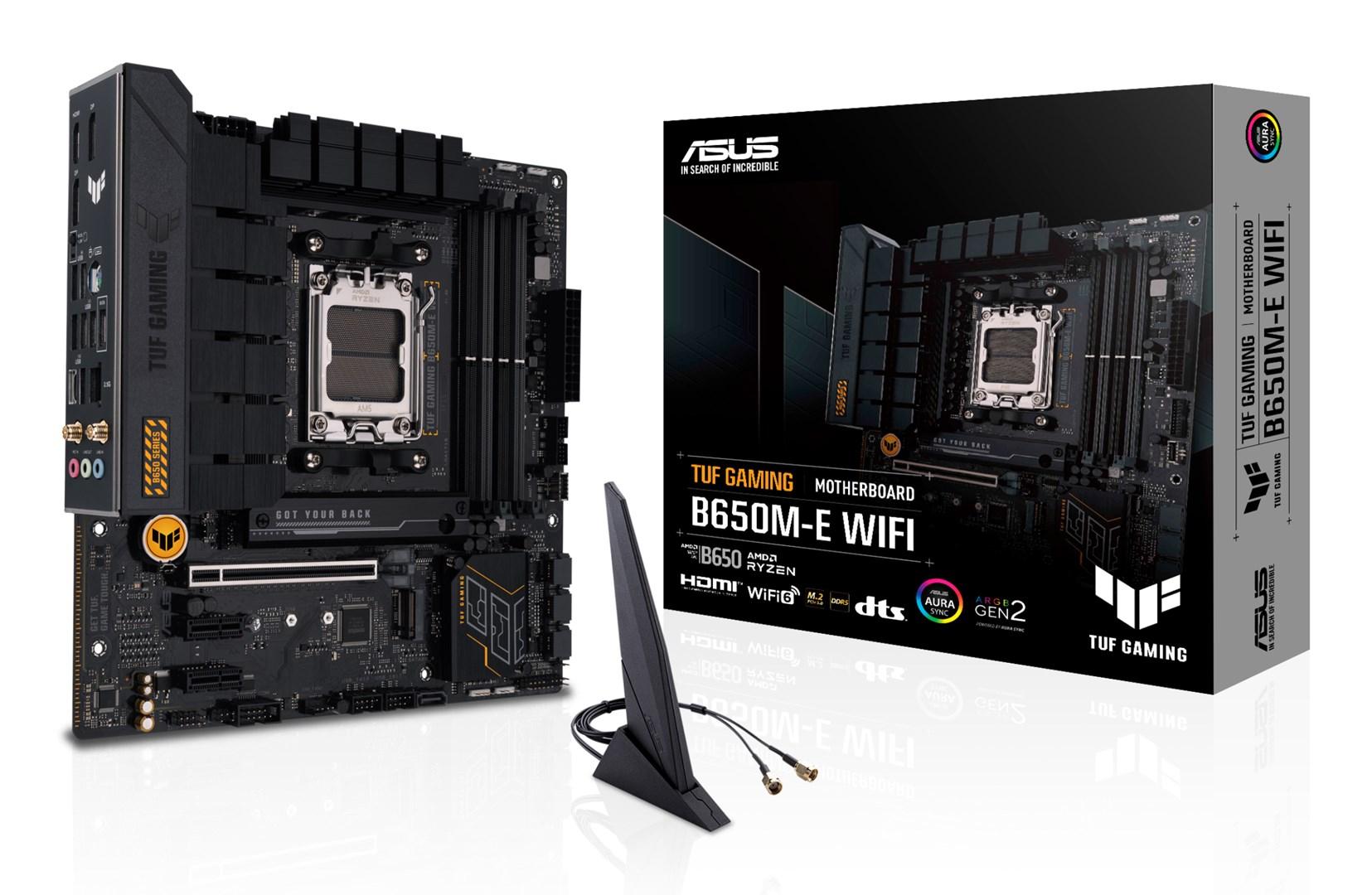 ASUS TUF Gaming B650M‑E WiFi bundkort - AM5, micro ATX billede