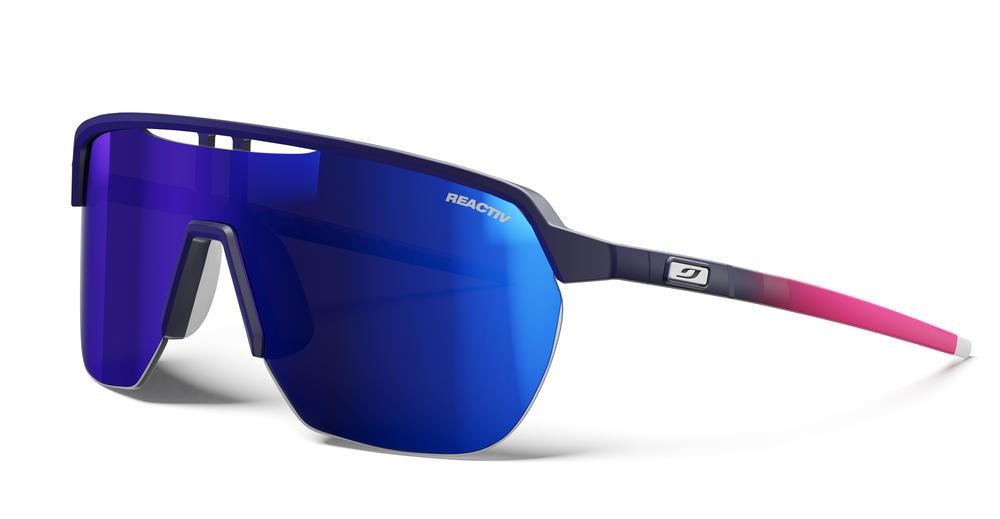 Julbo Frequency Reactiv 1-3 HC - multisportsbriller, lilla/lyserød med blå linse