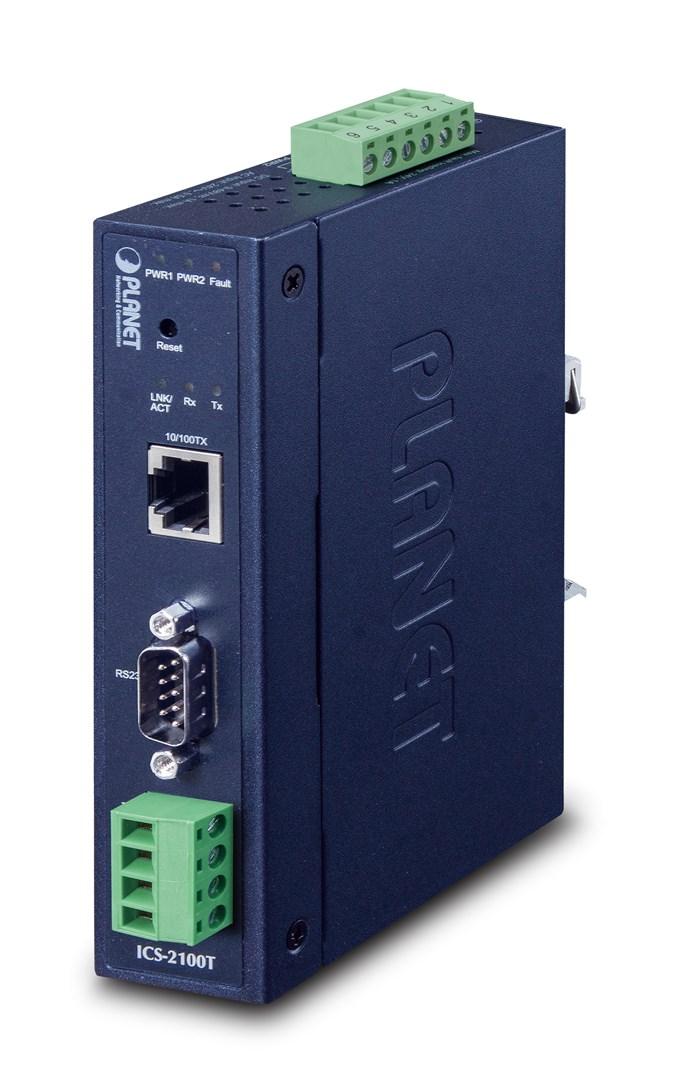 Planet ICS-2100T IP30 industriel 1-port seriel server