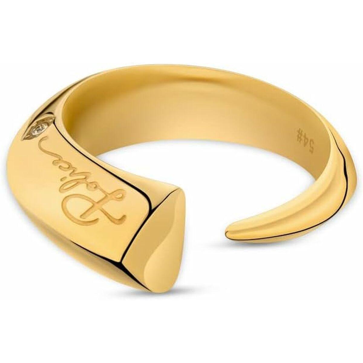 Police PEJLF2213112 - ring til kvinder, gylden, str. 14 (54 mm)