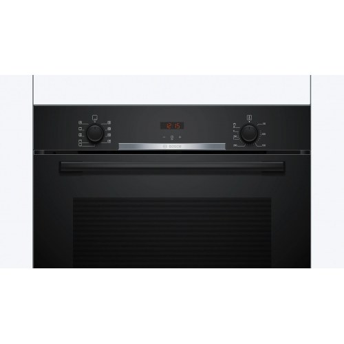 Bosch HBA334EB4 indbygningsovn - 71 l, sort, A+