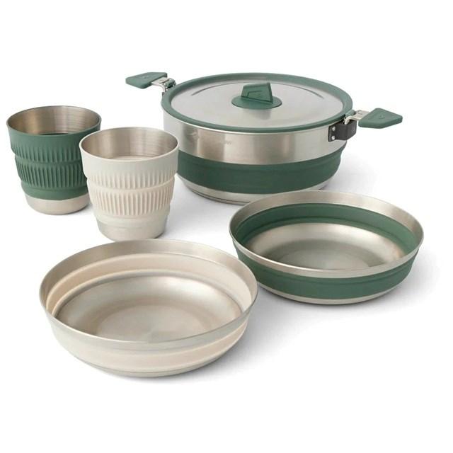 Sea To Summit Detour Stainless Steel One Pot Cook Set - [5 Piece] 3l Pot - Tilbehør til camping