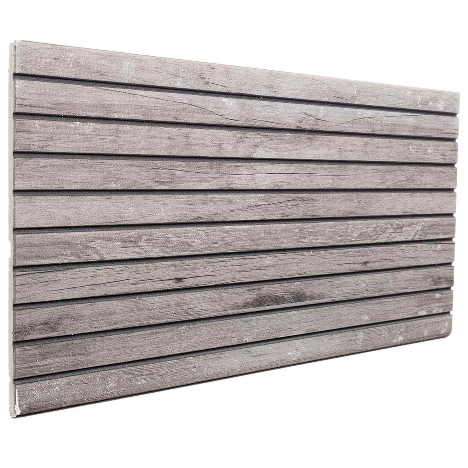 Vægpaneler 10 stk Grå 100 x 50 cm EPS Skum