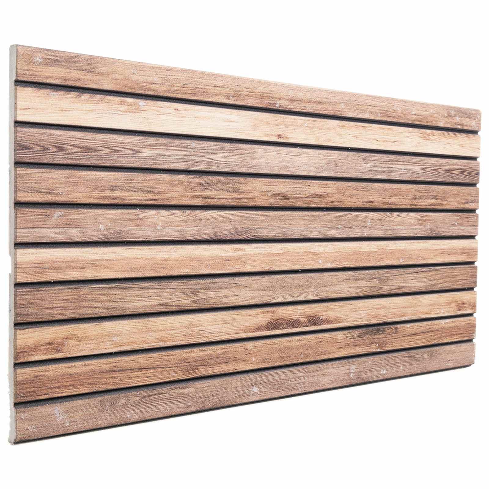 Vægpaneler 10 stk Lys Brun 100 x 50 cm EPS Skum