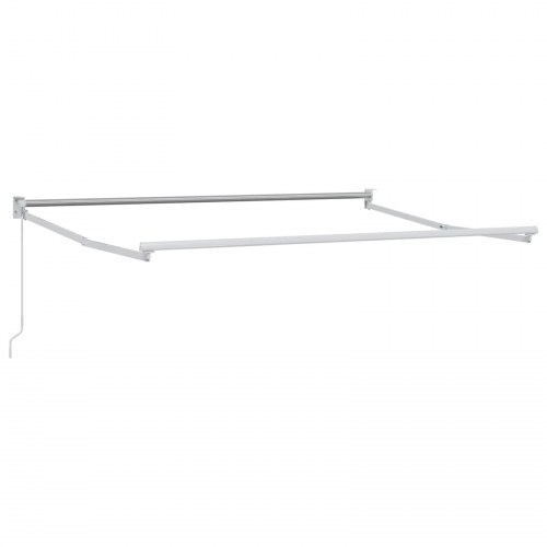 Manuel Udtrækkelig Markise Lysegrå 3,5 x 2 m