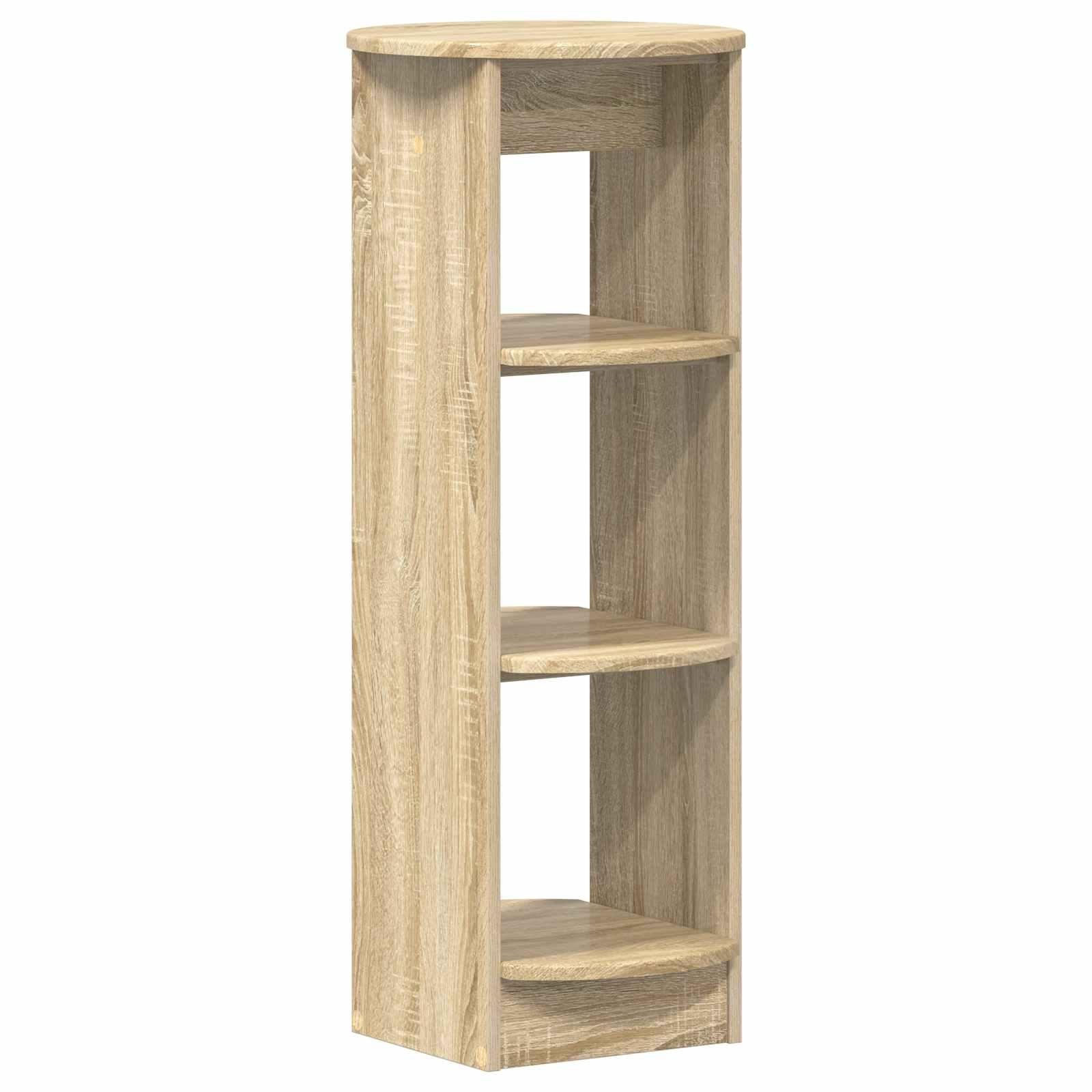 Sideskab i Sonoma eg - 40 × 40 × 100 cm, konstrueret træ