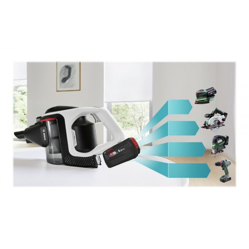 Bosch Series 8 Unlimited Gen2 BSS825ALL ledningsfri støvsuger - hvid (2-i-1)