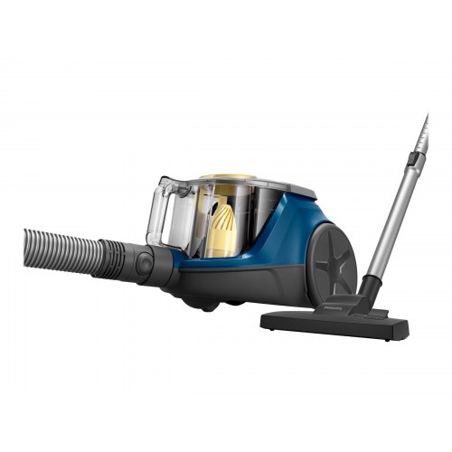Philips 2000 Series XB2125 poseløs støvsuger 1,3 l – mørkeblå/gul