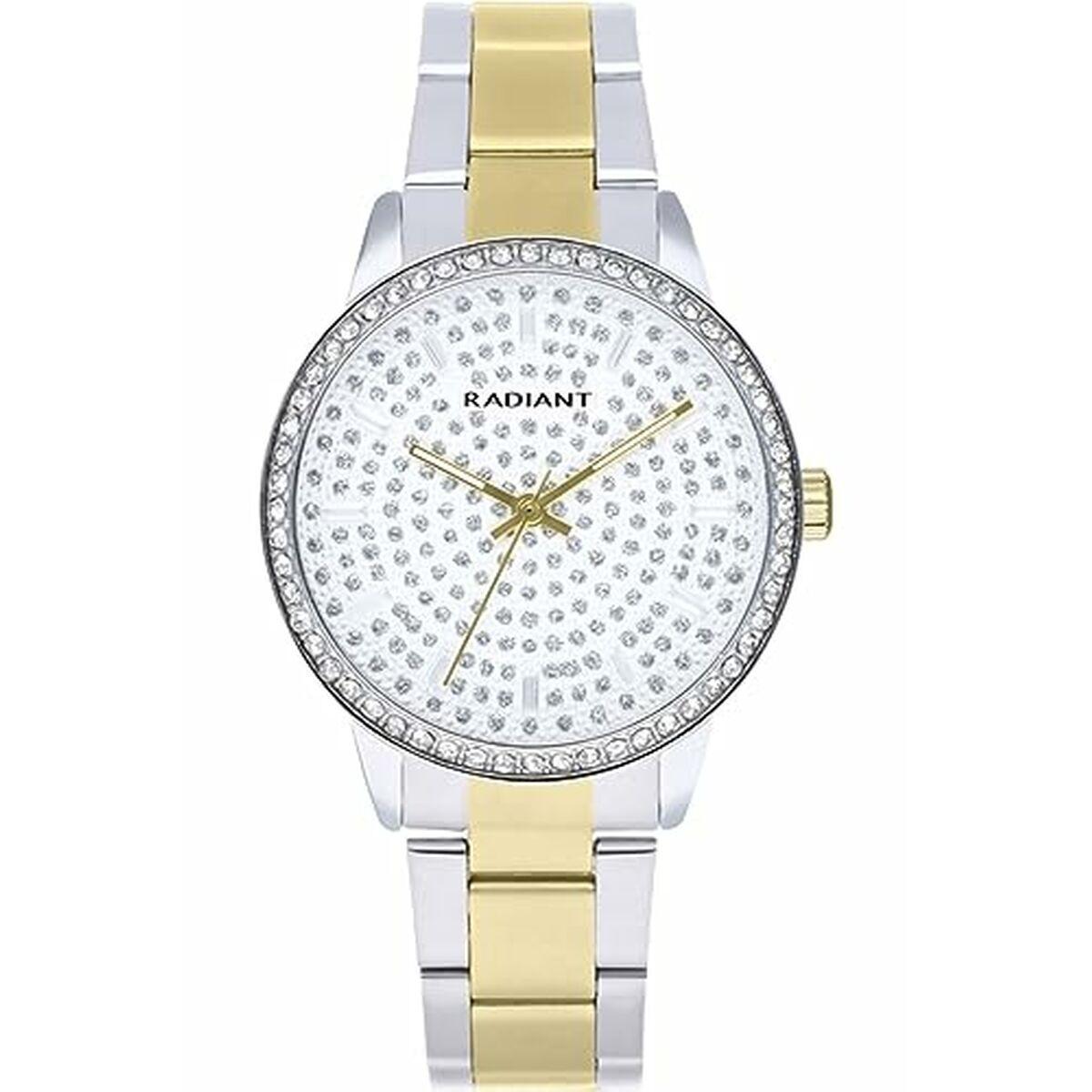Radiant RA578203 dameur - grå skive, guldfarvet lænke, 38 mm