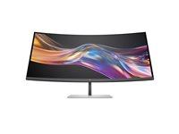 HP Series 7 Pro 738pu 38" kurvet IPS Black ultrabred skærm - 3840 × 1600, 60 Hz, Thunderbolt 4/USB-C, HDMI, DisplayPort billede