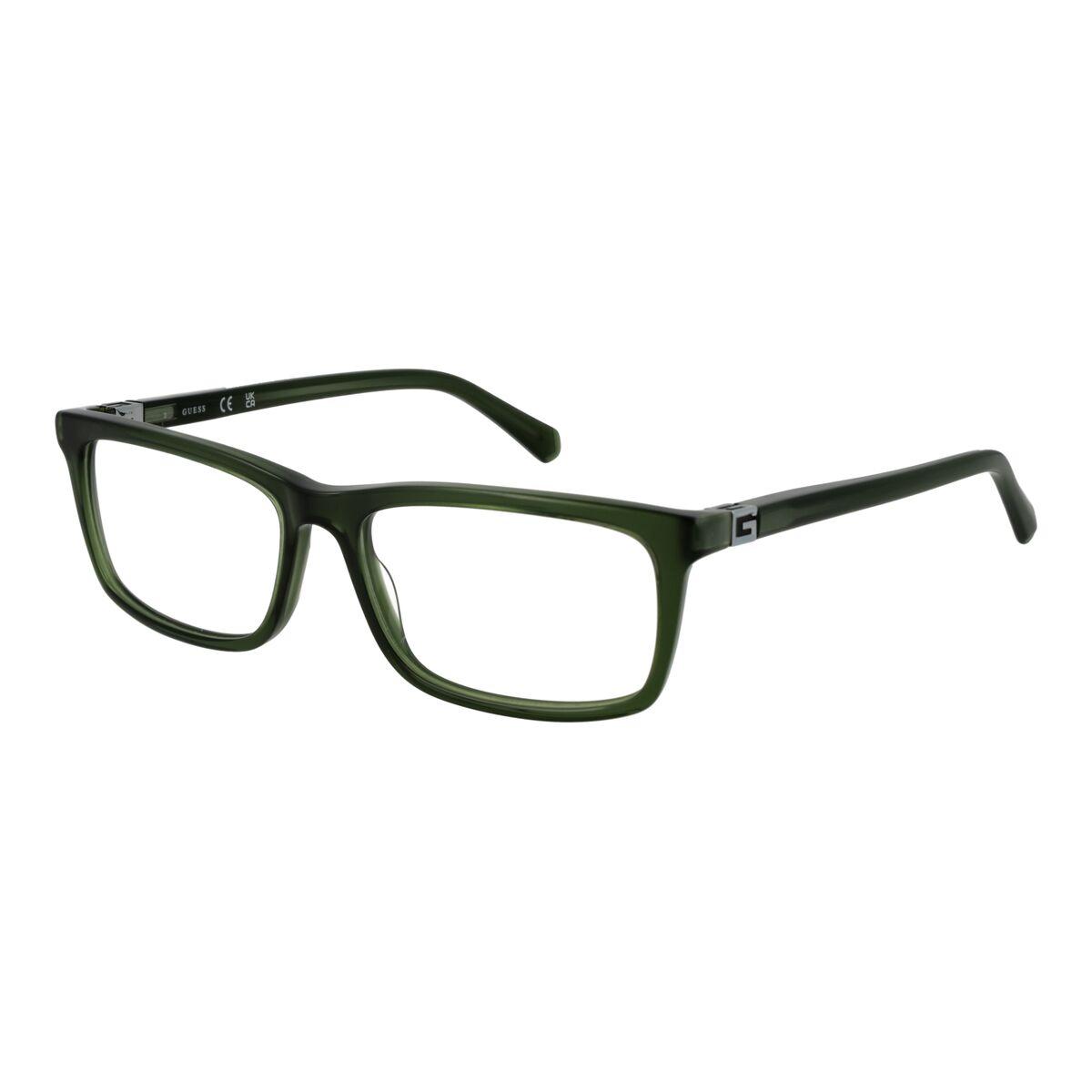 Guess GU50190 56096 brillestel - herre, rektangulær, grøn