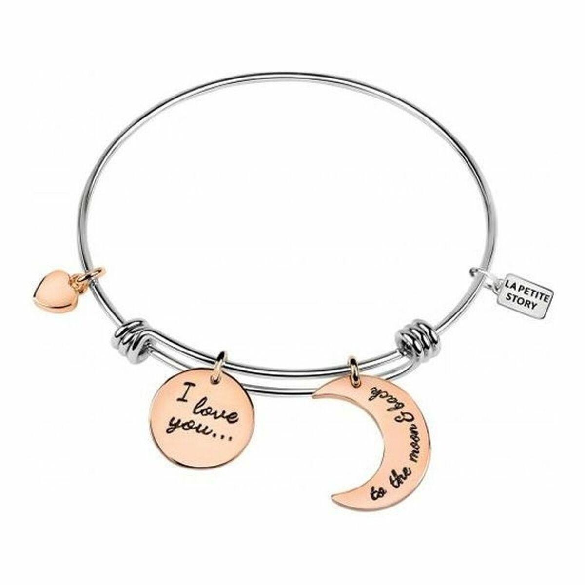 La Petite Story armbånd LPS05APZ07 - justerbart i rustfrit stål