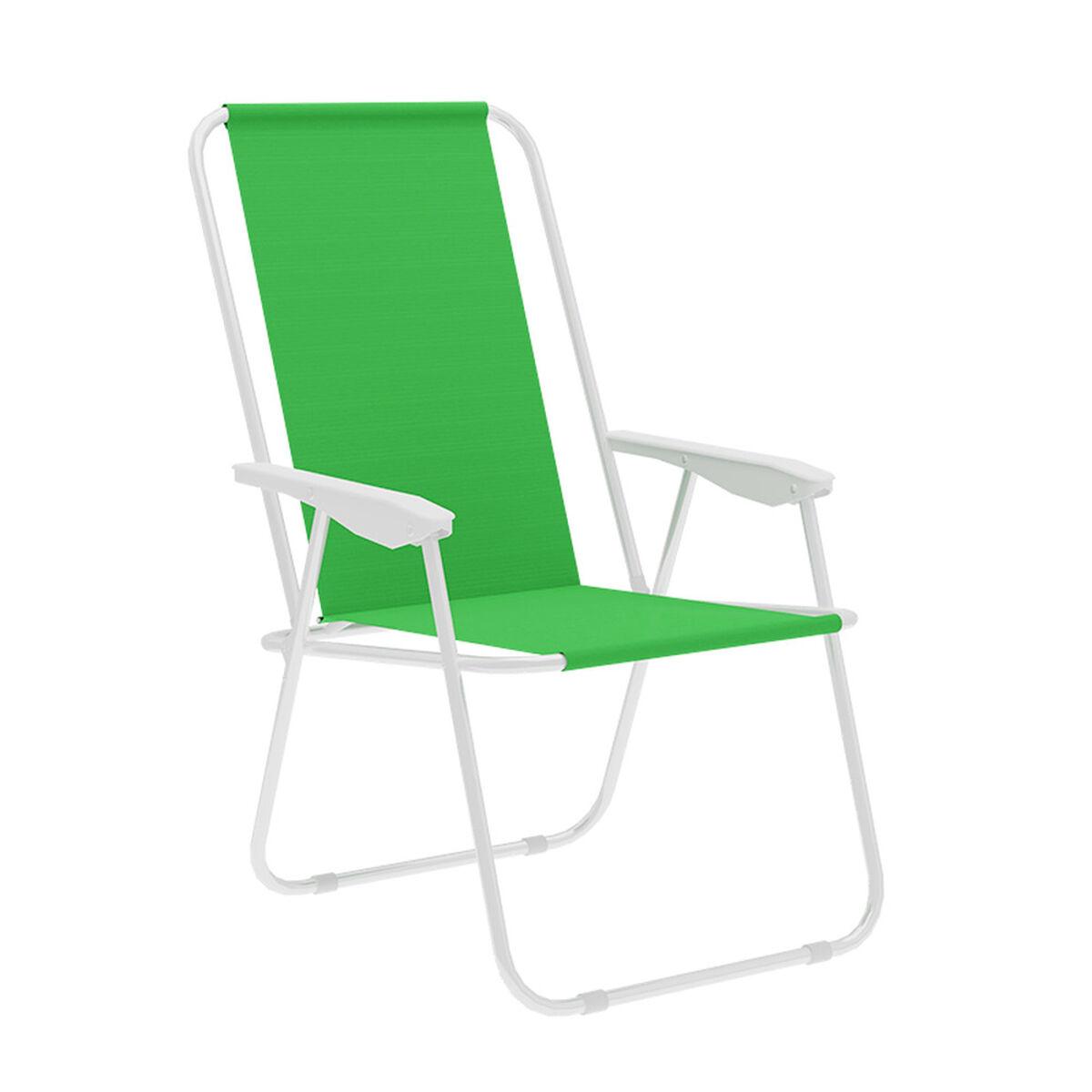 Marbueno polstret campingstol - grøn havestol 59 × 83 × 51 cm