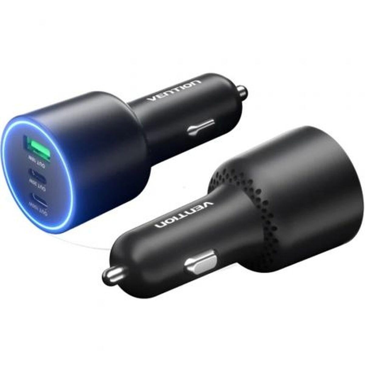 Vention FFQB0 biloplader - 100 W, USB-C + USB-A