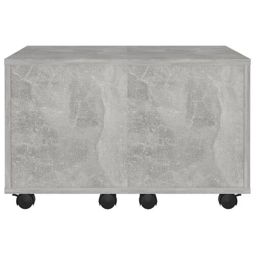 Sofabord 60x60x38 cm spånplade betongrå