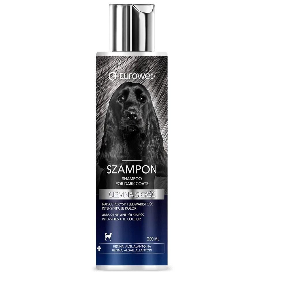 EUROWET shampoo til mørk pels - hunde, 200 ml