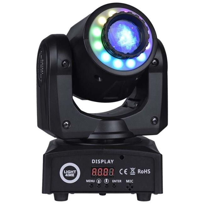 Light4Me Spot Ring 30 - LED moving head med ringeffekt